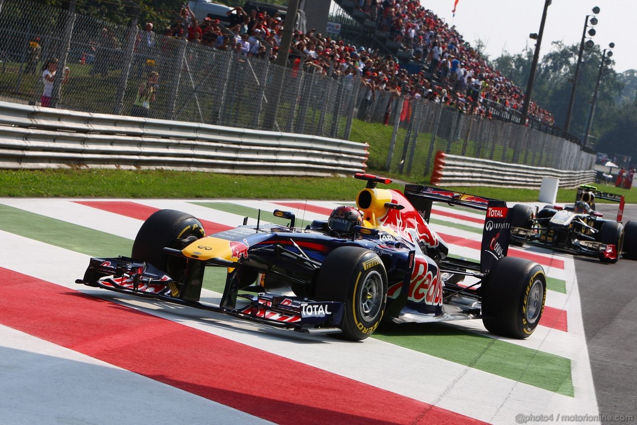 GP ITALIA, 10.09.2011- Qualifiche, Sebastian Vettel (GER), Red Bull Racing, RB7 