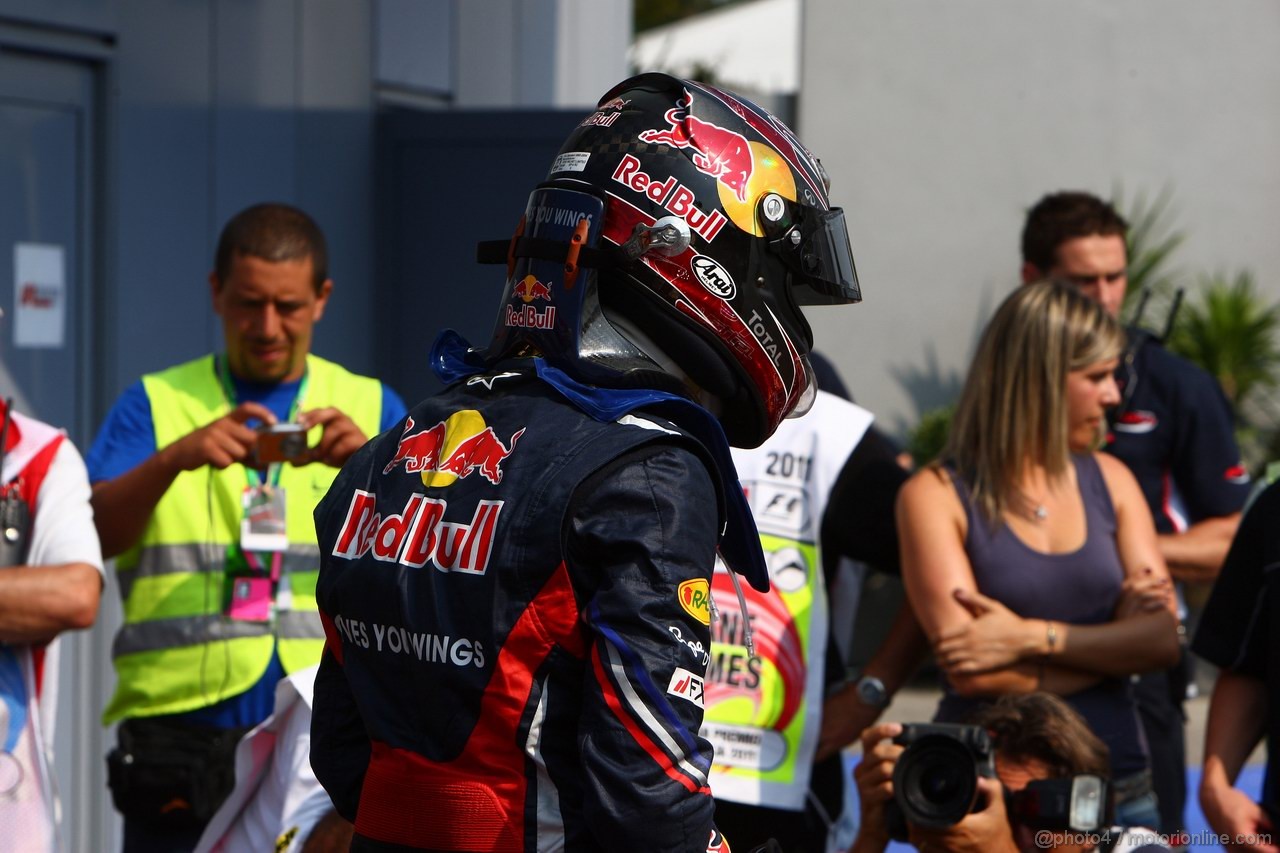 GP ITALIA, 10.09.2011- Qualifiche, Sebastian Vettel (GER), Red Bull Racing, RB7 pole position 