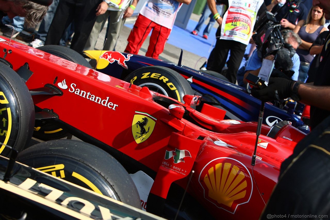 GP ITALIA, 10.09.2011- Qualifiche, Fernando Alonso (ESP), Ferrari, F-150 Italia 