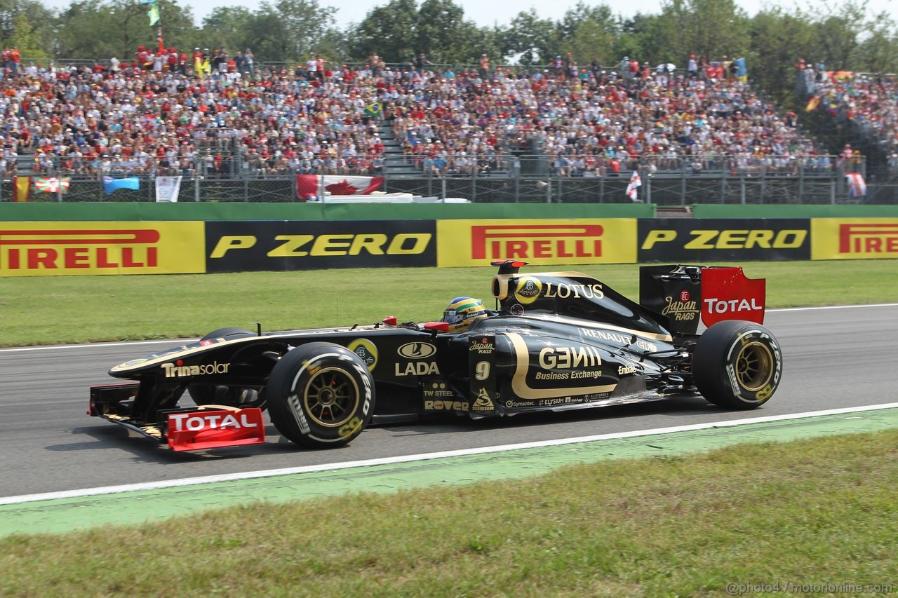 GP ITALIA, 10.09.2011- Qualifiche, Bruno Senna (BRA), Lotus Renault GP R31
