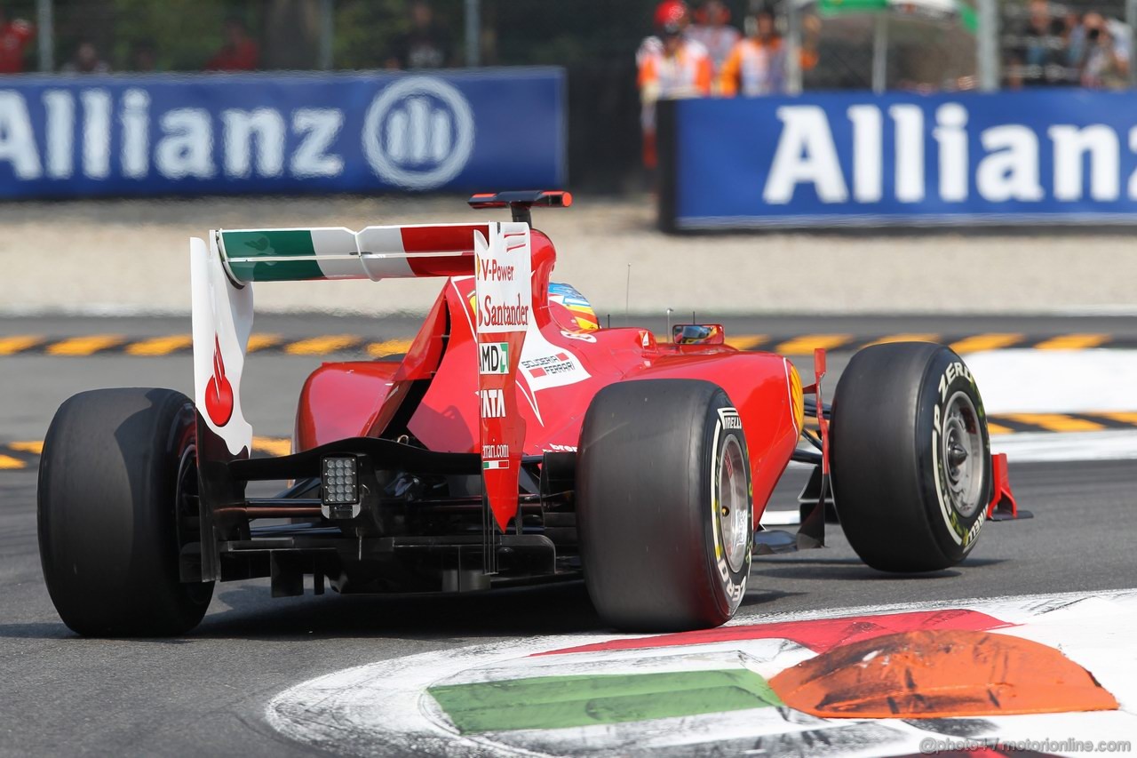 GP ITALIA, 10.09.2011- Qualifiche, Fernando Alonso (ESP), Ferrari, F-150 Italia