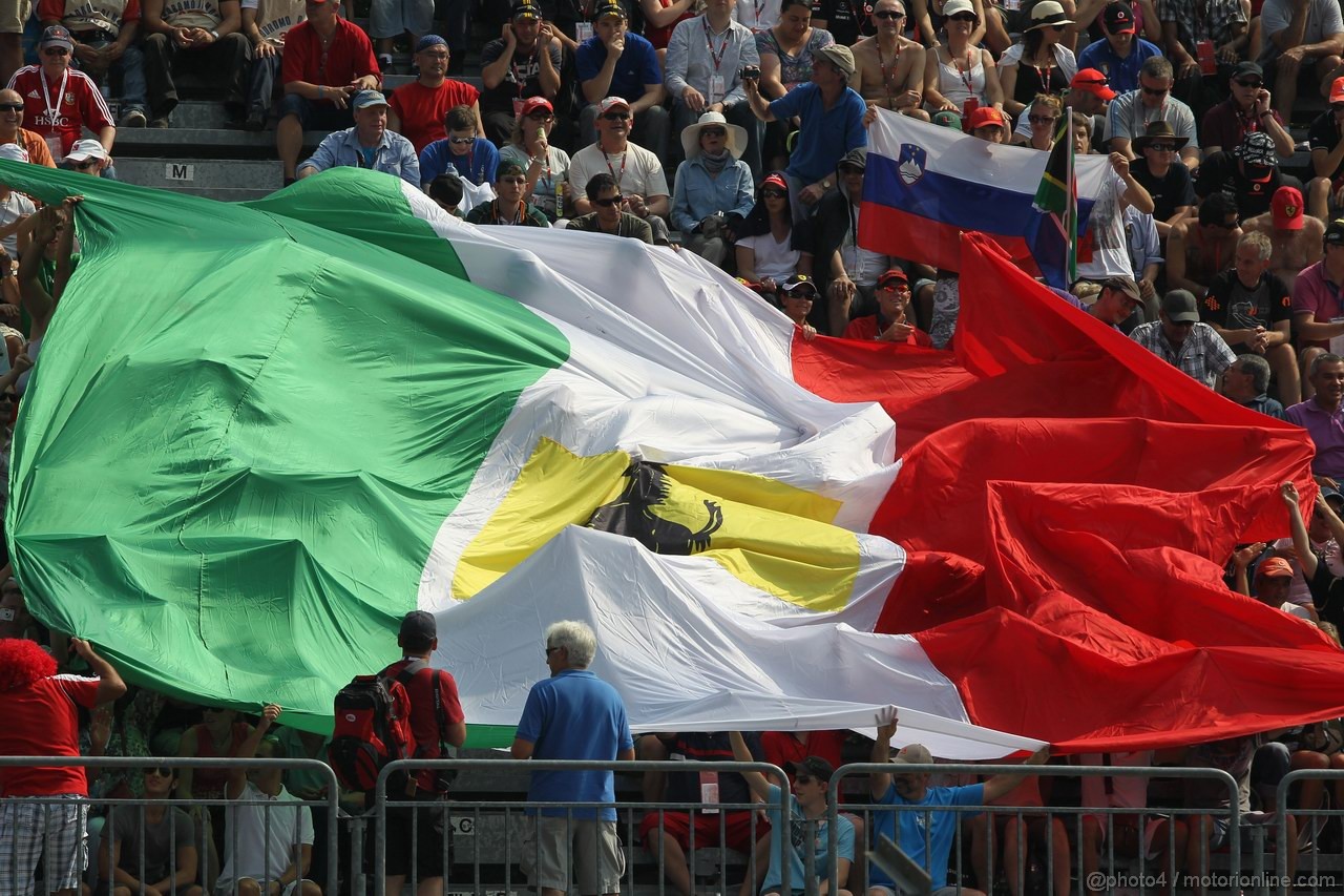 GP ITALIA, 10.09.2011- Qualifiche, Ferrari fans