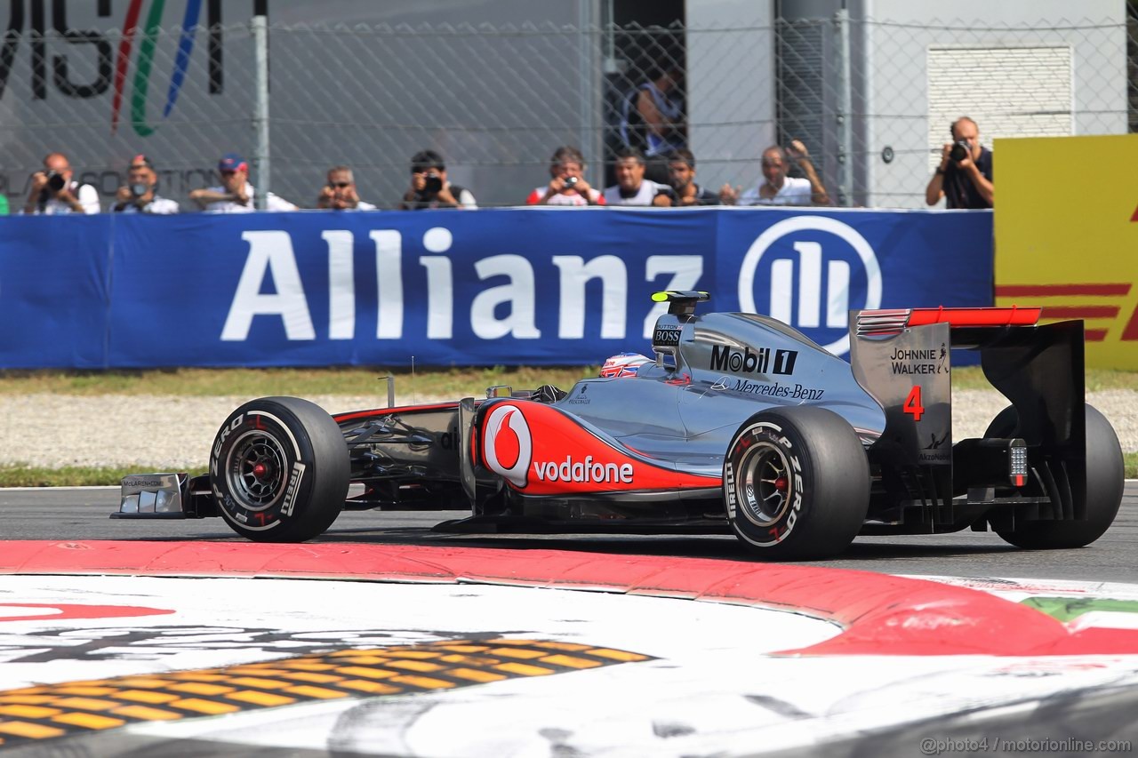 GP ITALIA, 10.09.2011- Qualifiche, Jenson Button (GBR), McLaren Mercedes, MP4-26