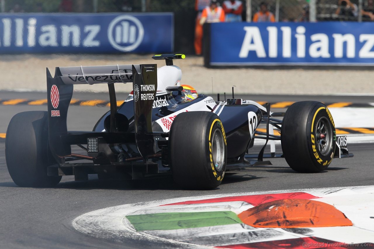 GP ITALIA, 10.09.2011- Qualifiche, Pastor Maldonado (VEN), Williams FW33