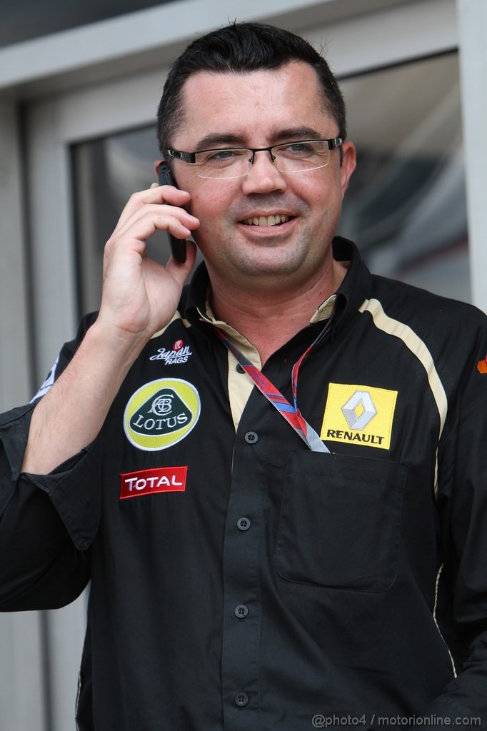GP ITALIA, 10.09.2011- Qualifiche, Eric Boullier (FRA), Team Manager, Renault F1 Team 