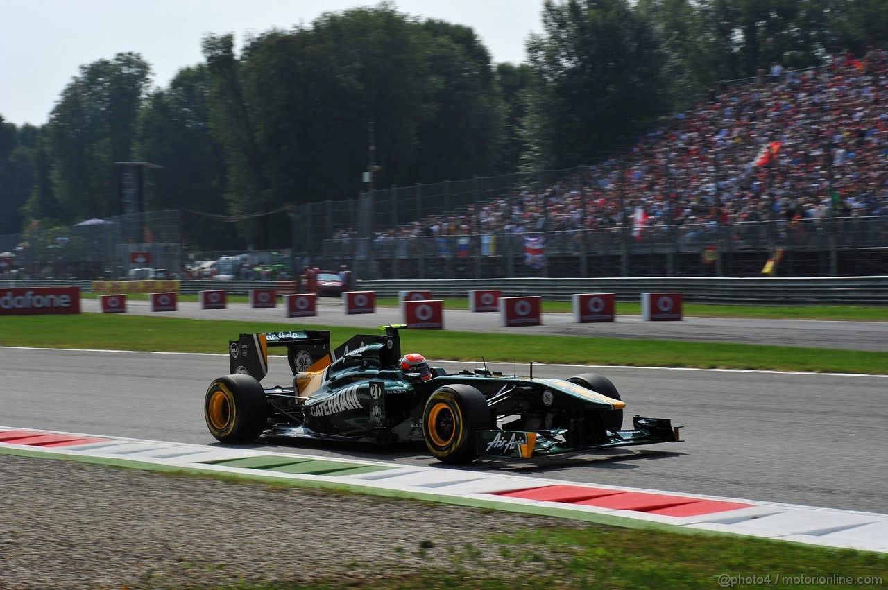 GP ITALIA, 10.09.2011- Qualifiche, Jarno Trulli (ITA), Team Lotus, TL11 