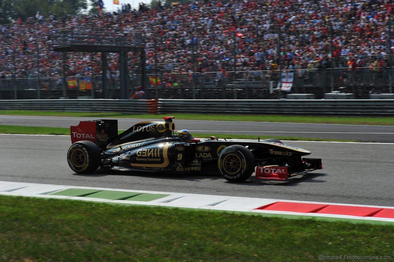 GP ITALIA, 10.09.2011- Qualifiche, Bruno Senna (BRA), Lotus Renault GP R31 