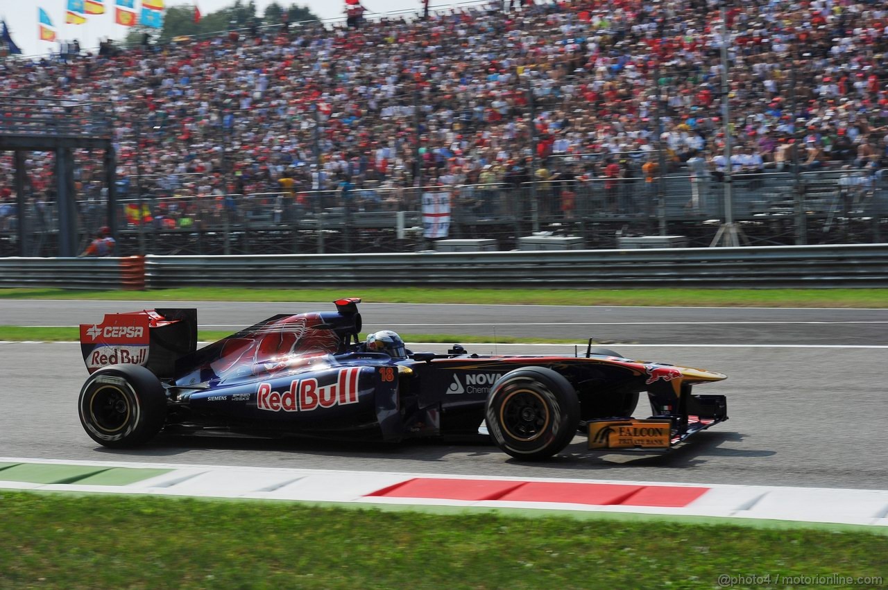 GP ITALIA, 10.09.2011- Qualifiche, Sébastien Buemi (SUI), Scuderia Toro Rosso, STR6 