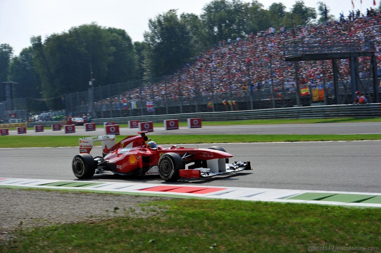 GP ITALIA, 10.09.2011- Qualifiche, Fernando Alonso (ESP), Ferrari, F-150 Italia