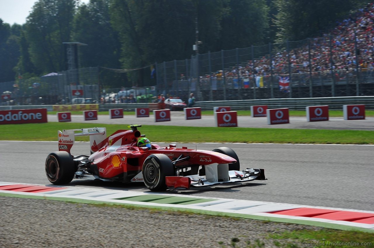 GP ITALIA, 10.09.2011- Qualifiche, Felipe Massa (BRA), Ferrari, F-150 Italia 