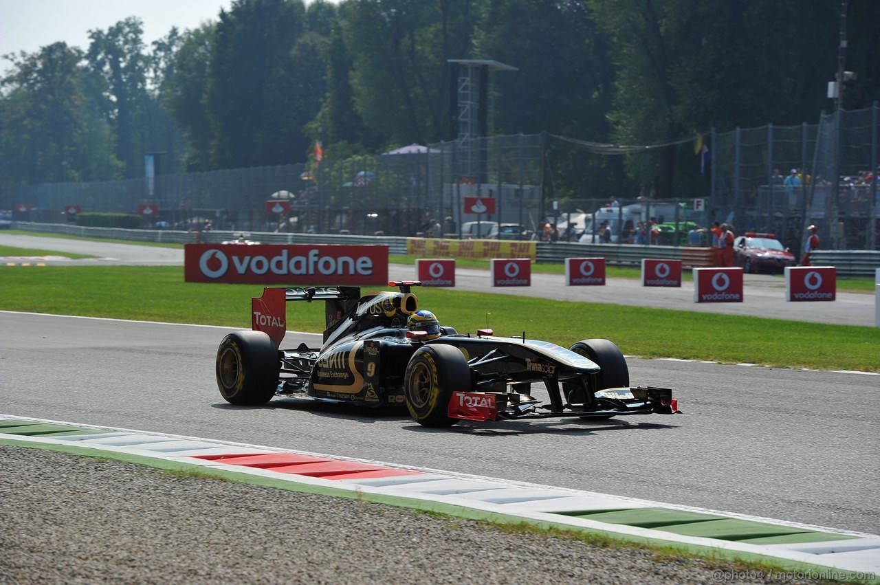 GP ITALIA, 10.09.2011- Qualifiche, Bruno Senna (BRA), Lotus Renault GP R31 