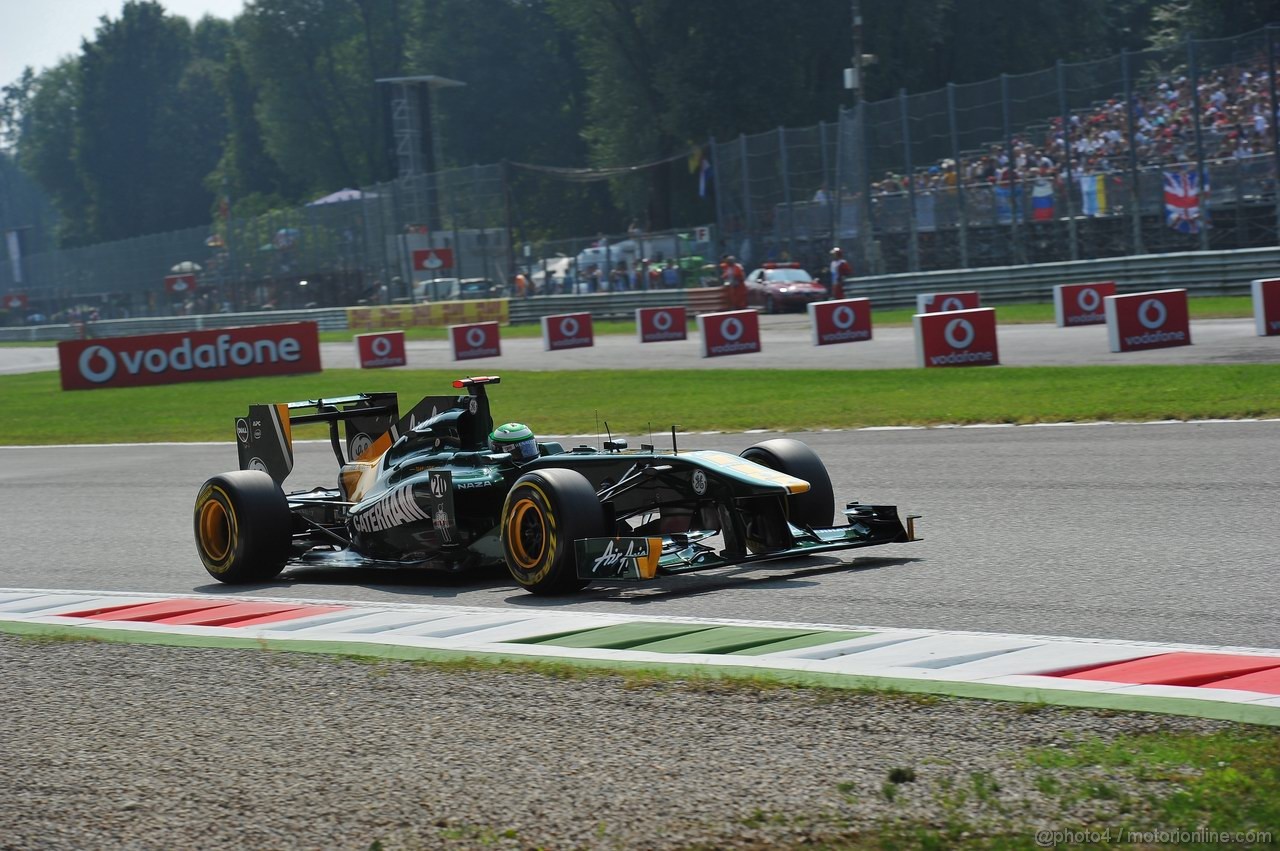 GP ITALIA, 10.09.2011- Qualifiche, Heikki Kovalainen (FIN), Team Lotus, TL11