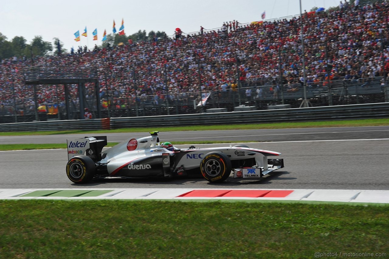 GP ITALIA, 10.09.2011- Qualifiche, Sergio Pérez (MEX), Sauber F1 Team C30 