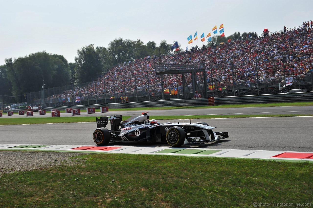 GP ITALIA, 10.09.2011- Qualifiche, Rubens Barrichello (BRA), Williams FW33 
