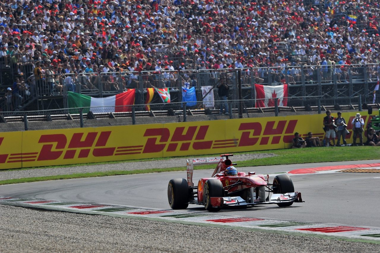 GP ITALIA, 10.09.2011- Qualifiche, Fernando Alonso (ESP), Ferrari, F-150 Italia 