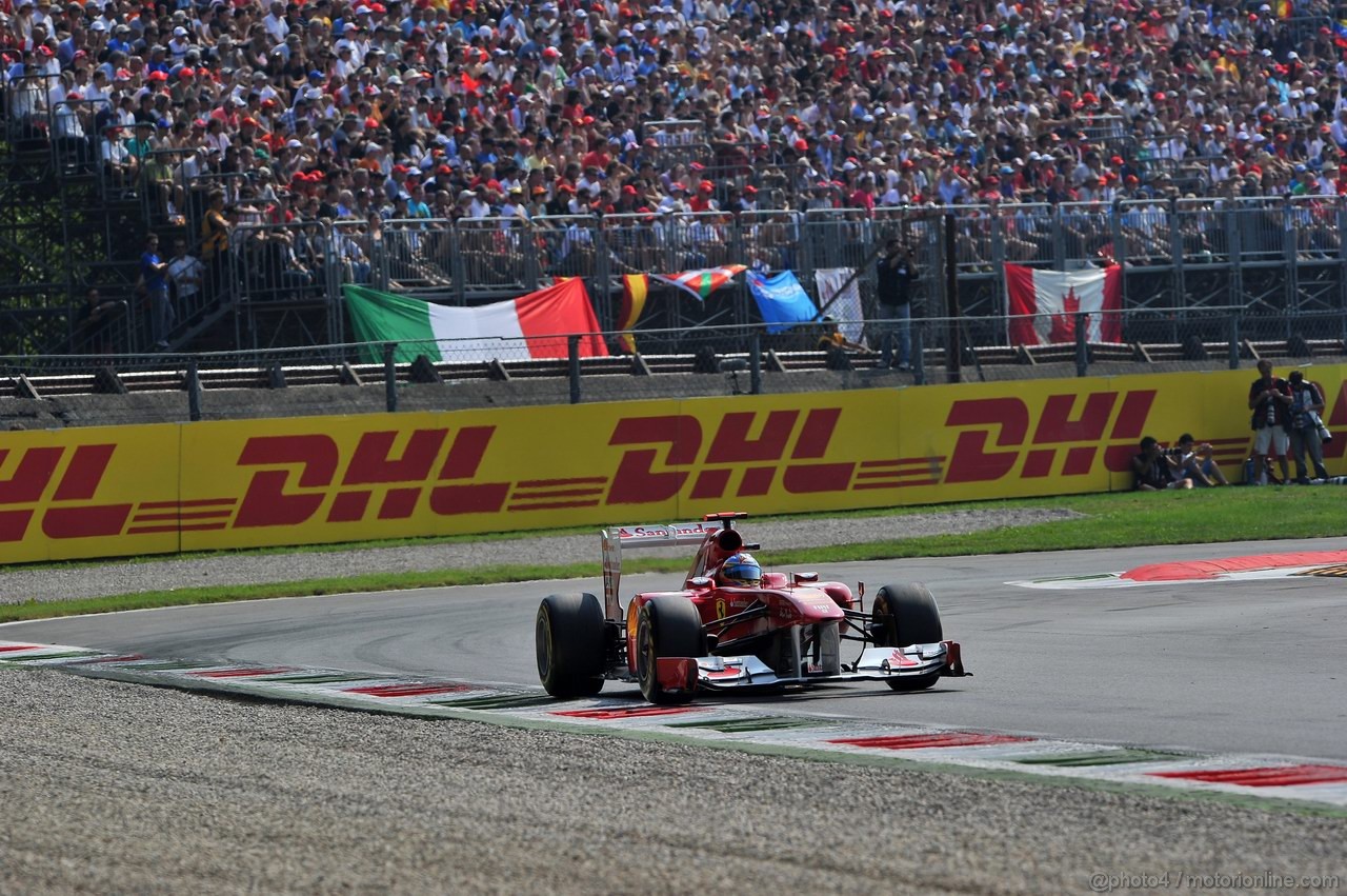 GP ITALIA, 10.09.2011- Qualifiche, Fernando Alonso (ESP), Ferrari, F-150 Italia 