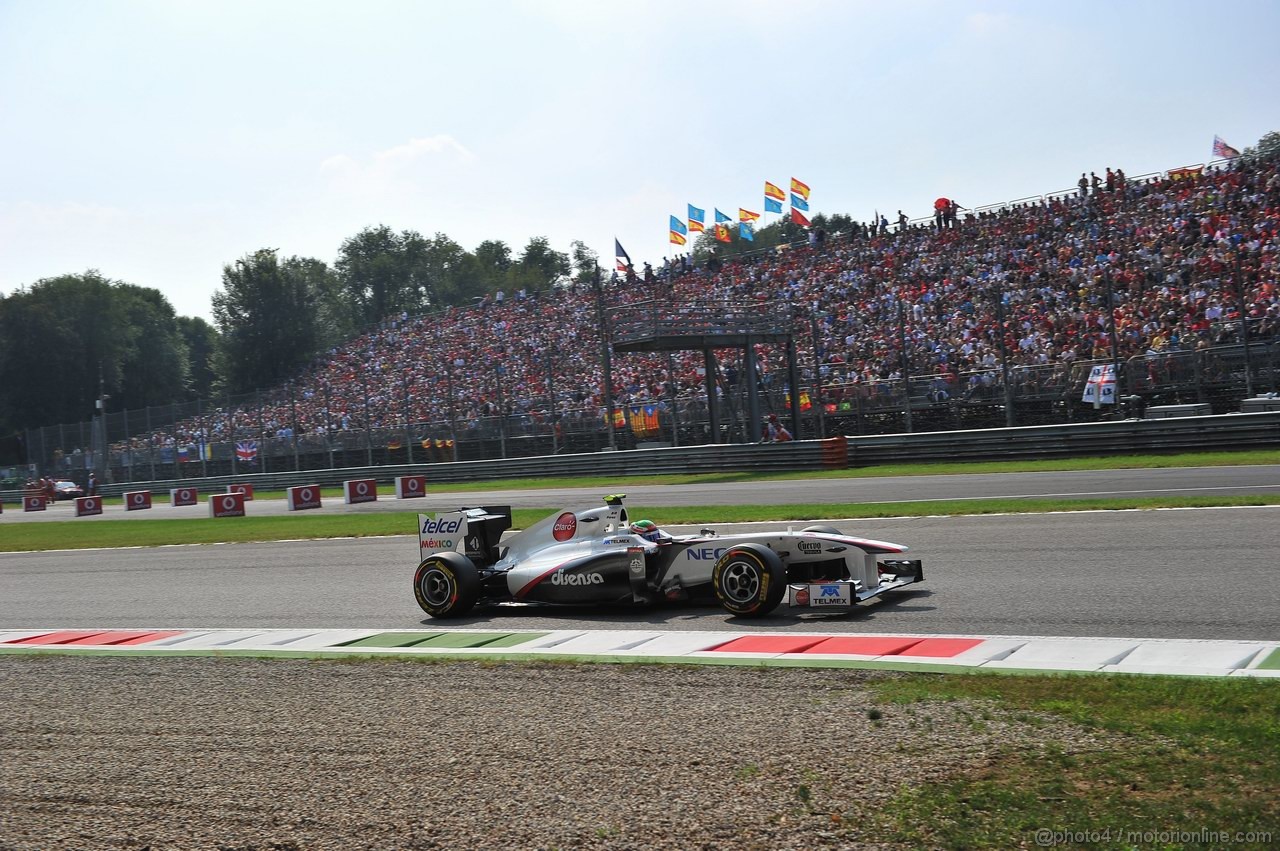 GP ITALIA, 10.09.2011- Qualifiche, Sergio Pérez (MEX), Sauber F1 Team C30 