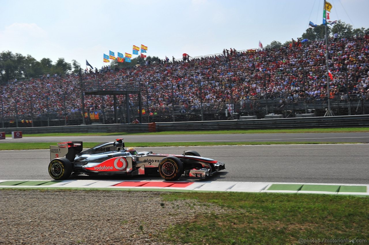 GP ITALIA, 10.09.2011- Qualifiche, Lewis Hamilton (GBR), McLaren  Mercedes, MP4-26 
