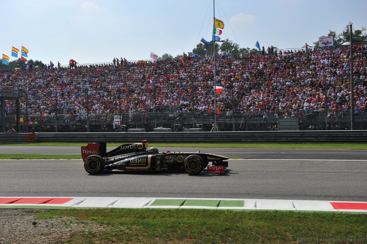GP ITALIA, 10.09.2011- Qualifiche, Bruno Senna (BRA), Lotus Renault GP R31 