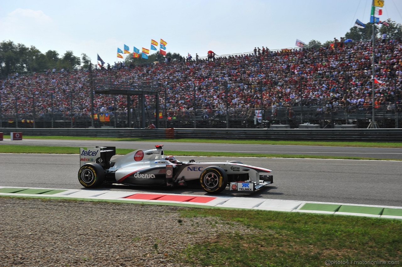 GP ITALIA, 10.09.2011- Qualifiche, Kamui Kobayashi (JAP), Sauber F1 Team C30