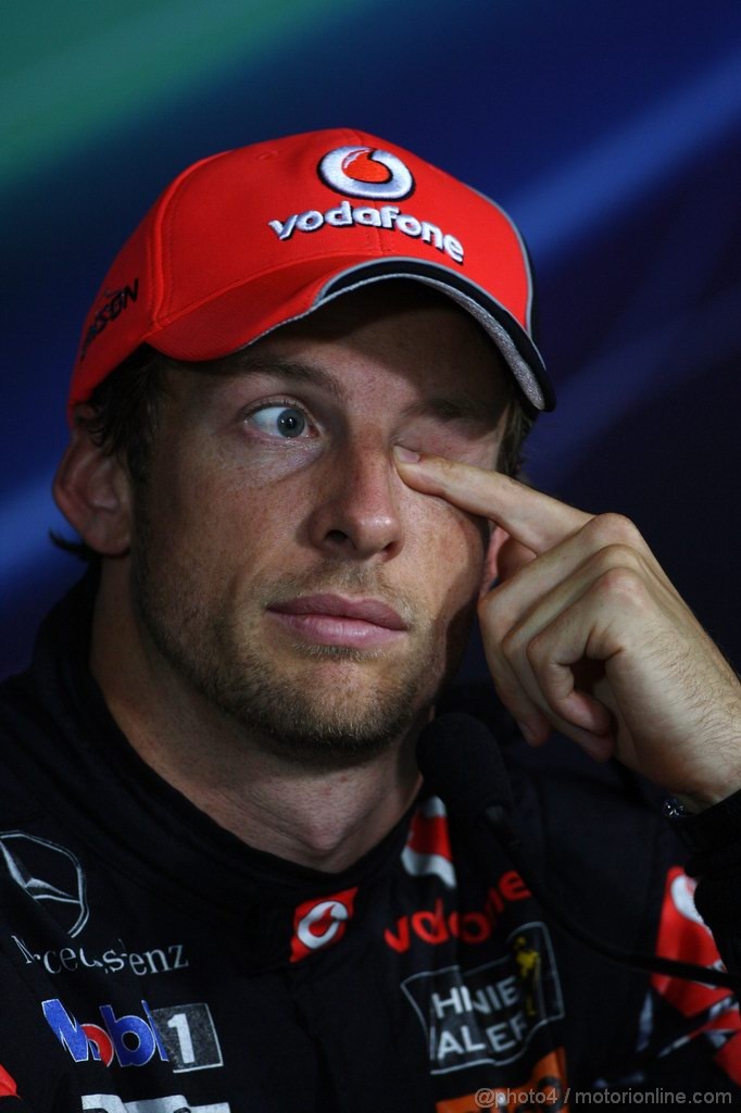 GP ITALIA, 10.09.2011- Qualifiche, Conferenza Stampa, Jenson Button (GBR), McLaren  Mercedes, MP4-26 