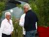 GP ITALIA, 10.09.2011- Bernie Ecclestone (GBR), President e CEO of Formula One Management  e Flavio Briatore (ITA)