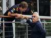 GP ITALIA, 10.09.2011- Christian Horner (GBR), Red Bull Racing, Sporting Director e Flavio Briatore (ITA)
