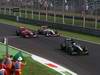 GP ITALIA, 10.09.2011- Prove Libere 3, Sabato, Heikki Kovalainen (FIN), Team Lotus, TL11, Jerome D'Ambrosio (BEL), Marussia Virgin Racing VR-02 e Vitantonio Liuzzi (ITA), HRT Formula One Team 