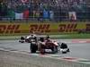 GP ITALIA, 10.09.2011- Qualifiche, Fernando Alonso (ESP), Ferrari, F-150 Italia e Jenson Button (GBR), McLaren  Mercedes, MP4-26 