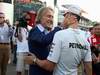 GP ITALIA, 10.09.2011- Luca Cordero di Montezemolo (ITA), President Ferrari e Michael Schumacher (GER), Mercedes GP Petronas F1 Team, MGP W02