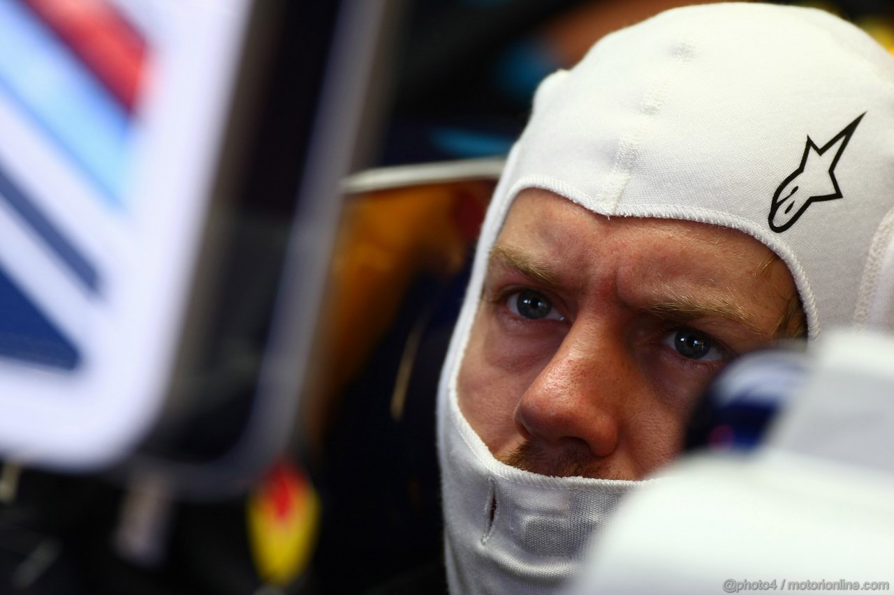 GP ITALIA, 09.09.2011- Prove Libere 1, Venerdi', Sebastian Vettel (GER), Red Bull Racing, RB7 