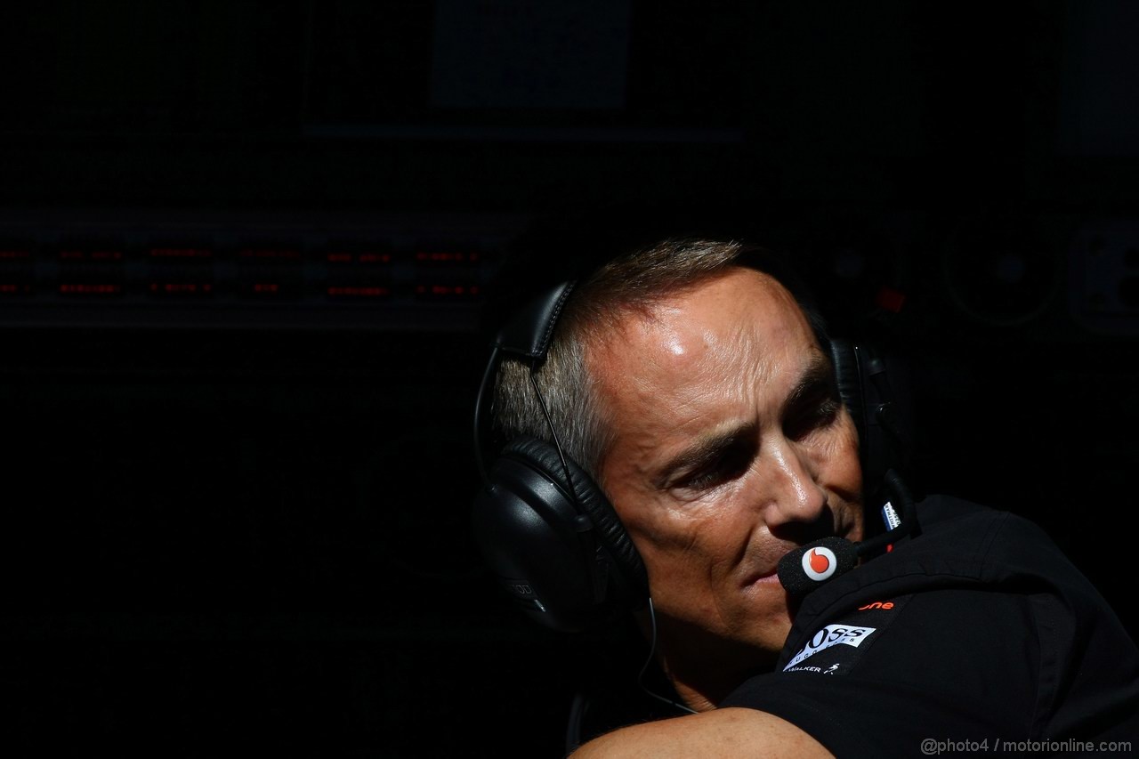 GP ITALIA, 09.09.2011- Prove Libere 1, Venerdi', Martin Whitmarsh (GBR), Chief Executive Officer Mclaren 