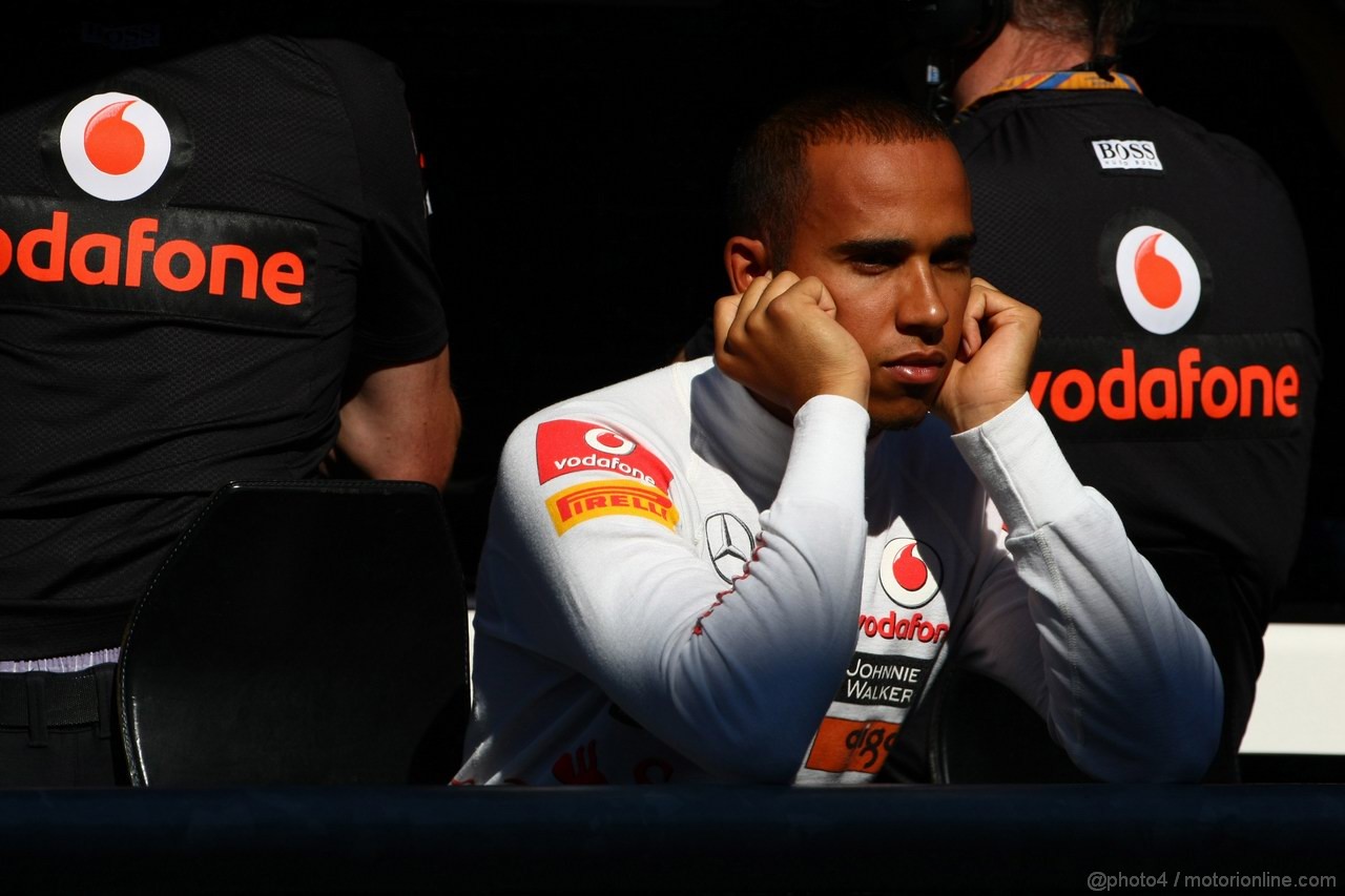 GP ITALIA, 09.09.2011- Prove Libere 1, Venerdi', Lewis Hamilton (GBR), McLaren  Mercedes, MP4-26 
