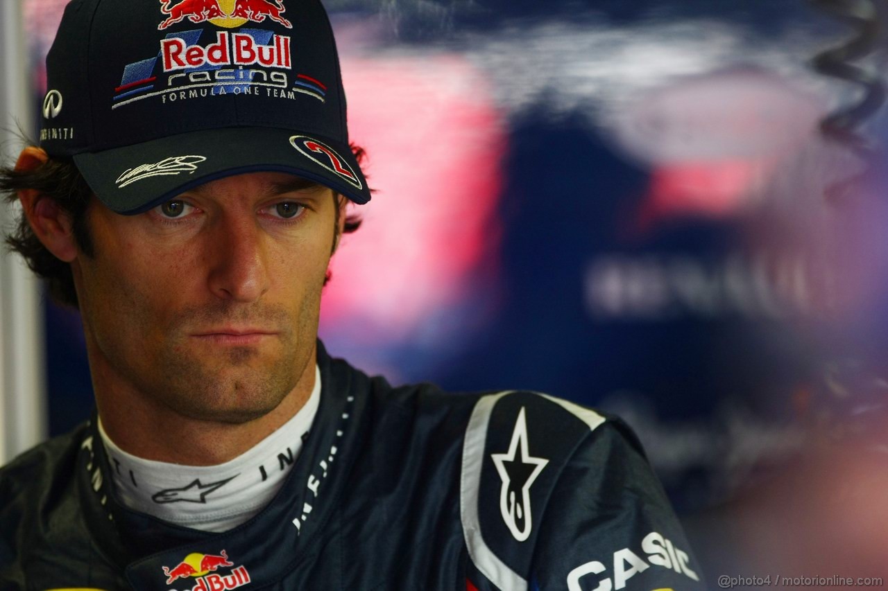 GP ITALIA, 09.09.2011- Prove Libere 1, Venerdi', Mark Webber (AUS), Red Bull Racing, RB7