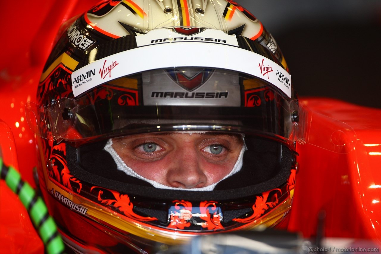 GP ITALIA, 09.09.2011- Prove Libere 1, Venerdi', Jerome D'Ambrosio (BEL), Marussia Virgin Racing VR-02 