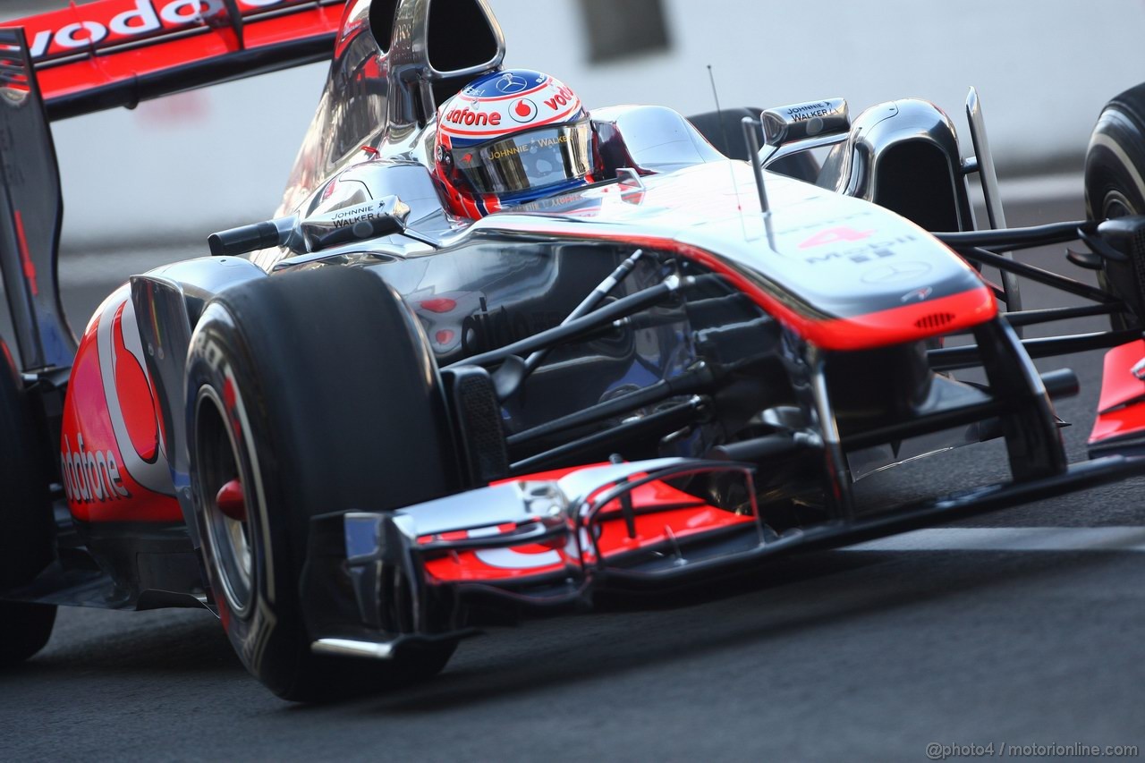 GP ITALIA, 09.09.2011- Prove Libere 1, Venerdi', Jenson Button (GBR), McLaren  Mercedes, MP4-26 