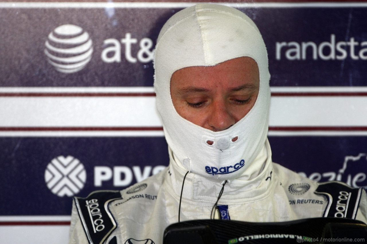 GP ITALIA, 09.09.2011- Prove Libere 1, Venerdi', Rubens Barrichello (BRA), Williams FW33 