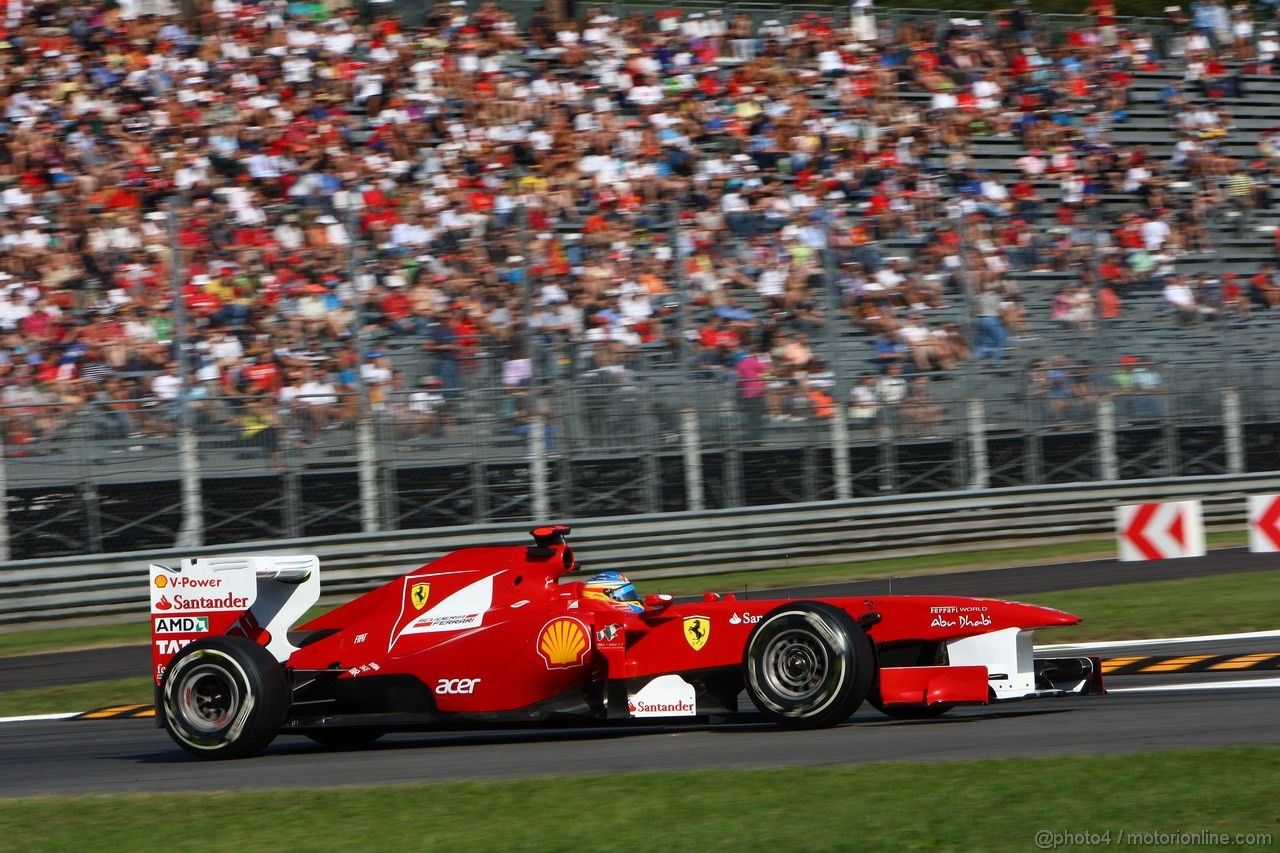 GP ITALIA, 09.09.2011- Prove Libere 1, Venerdi', Fernando Alonso (ESP), Ferrari, F-150 Italia