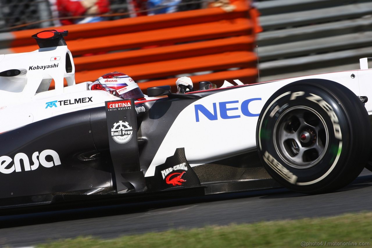 GP ITALIA, 09.09.2011- Prove Libere 1, Venerdi', Kamui Kobayashi (JAP), Sauber F1 Team C30 