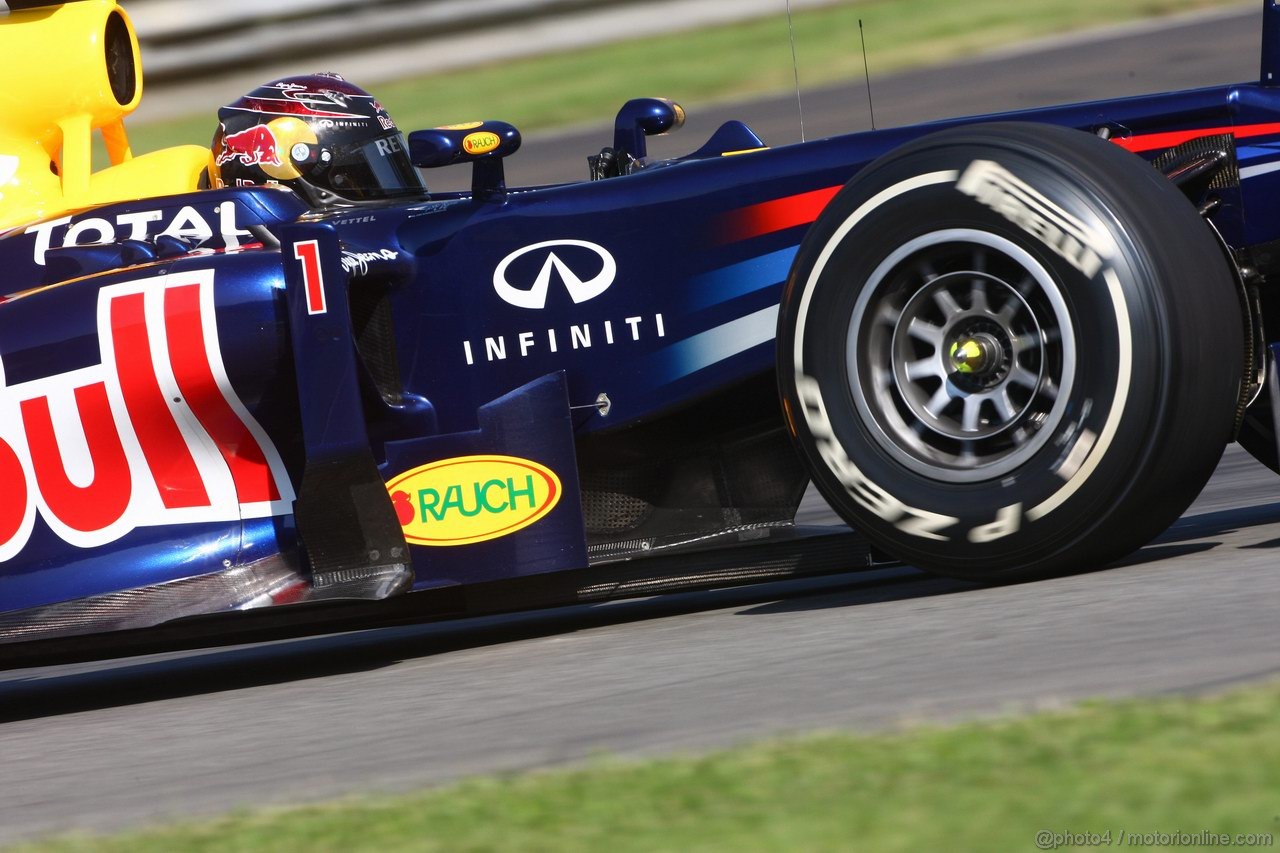 GP ITALIA, 09.09.2011- Prove Libere 1, Venerdi', Sebastian Vettel (GER), Red Bull Racing, RB7