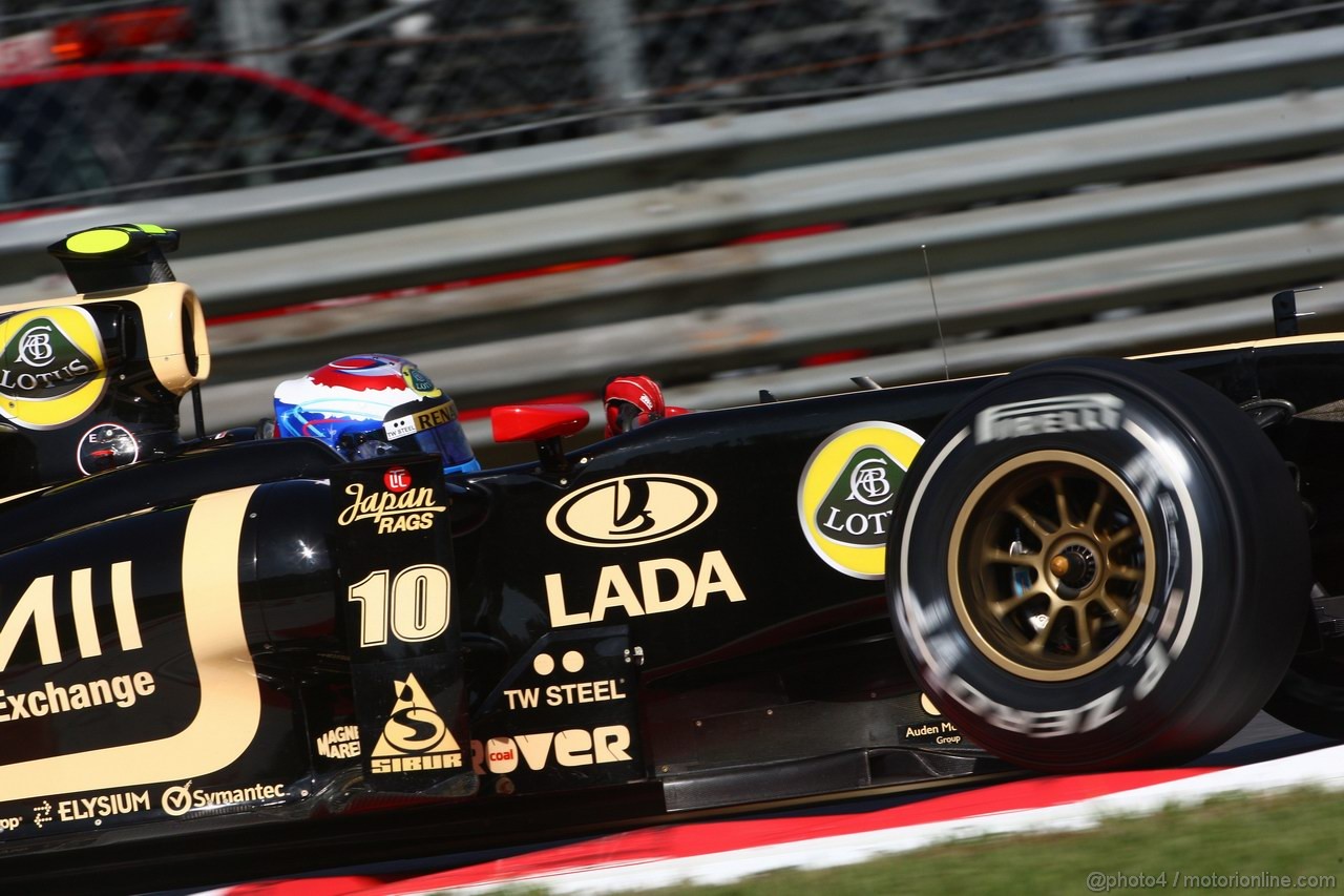 GP ITALIA, 09.09.2011- Prove Libere 1, Venerdi', Vitaly Petrov (RUS), Lotus Renault GP, R31 
