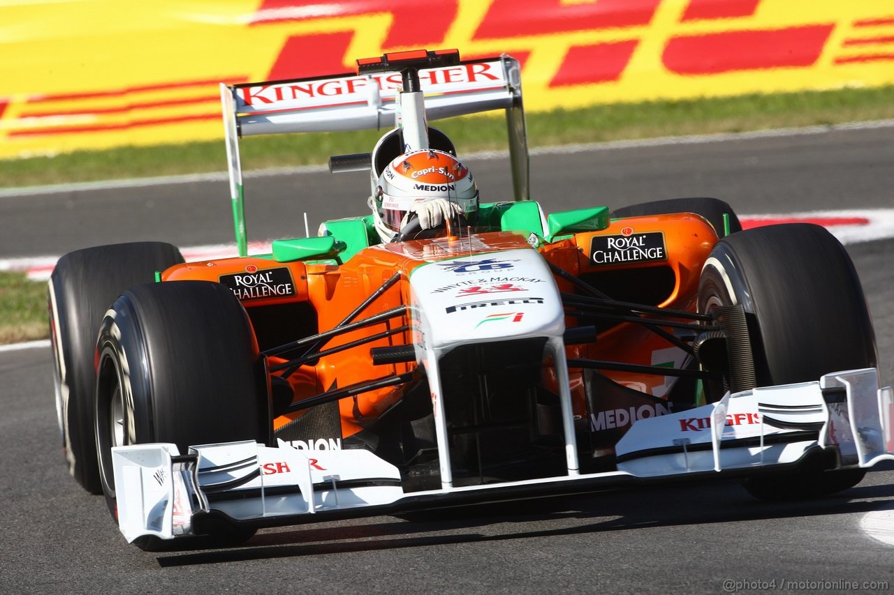 GP ITALIA, 09.09.2011- Prove Libere 1, Venerdi', Adrian Sutil (GER), Force India F1 Team, VJM04 