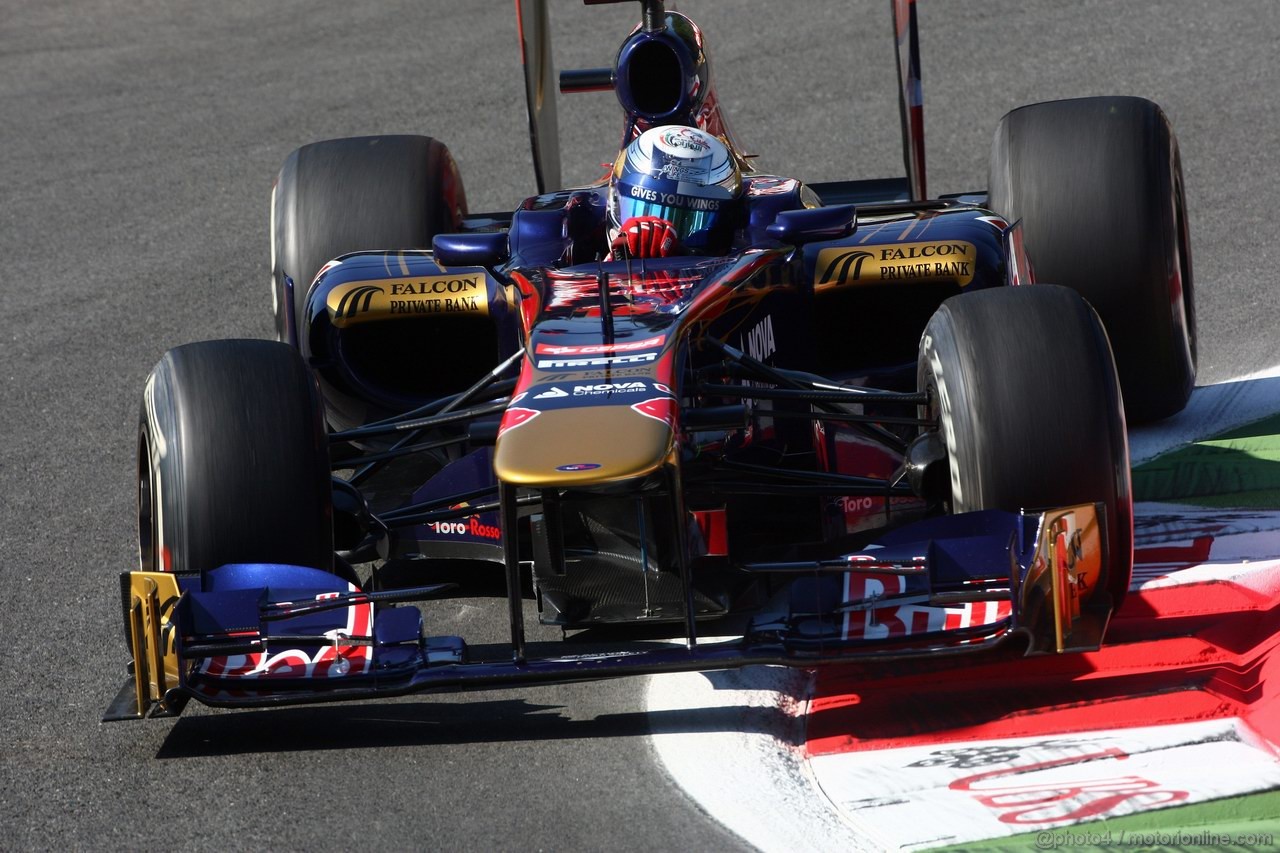 GP ITALIA, 09.09.2011- Prove Libere 1, Venerdi', Sébastien Buemi (SUI), Scuderia Toro Rosso, STR6