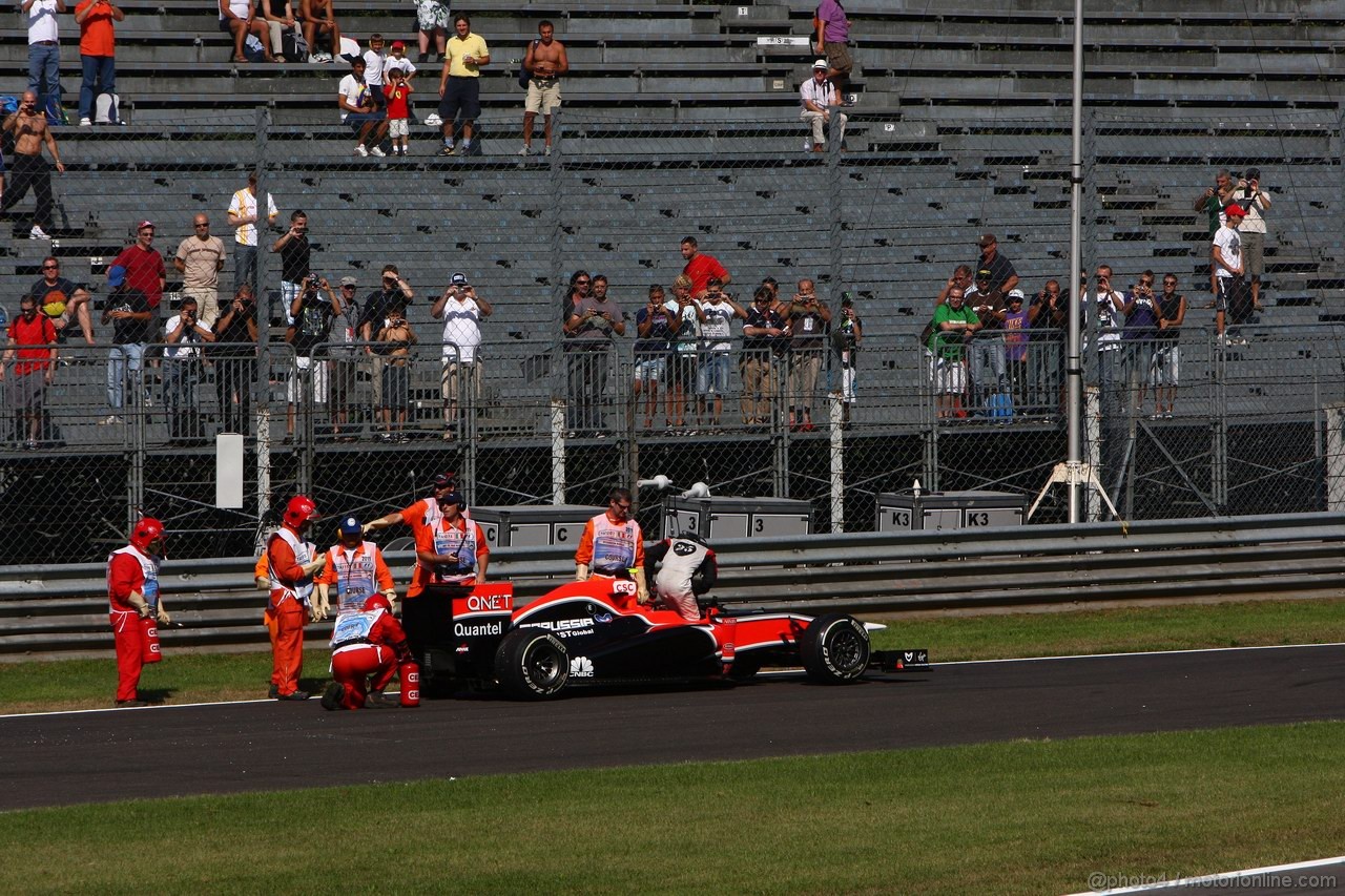 GP ITALIA, 09.09.2011- Prove Libere 1, Venerdi', Jerome D'Ambrosio (BEL), Marussia Virgin Racing VR-02