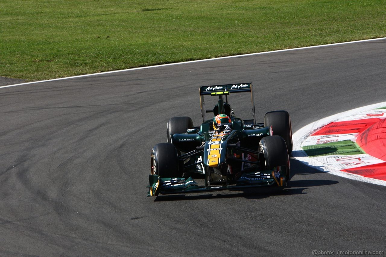 GP ITALIA, 09.09.2011- Prove Libere 1, Venerdi', Karun Chandhok (IND), Team Lotus, TL11  