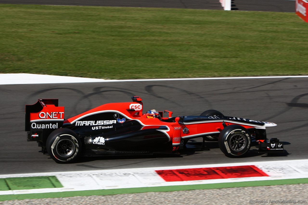 GP ITALIA, 09.09.2011- Prove Libere 1, Venerdi', Timo Glock (GER), Marussia Virgin Racing VR-02