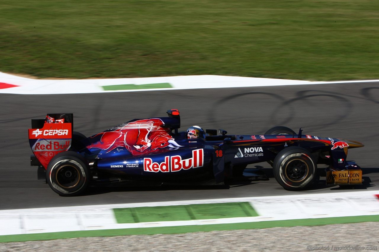 GP ITALIA, 09.09.2011- Prove Libere 1, Venerdi', Sébastien Buemi (SUI), Scuderia Toro Rosso, STR6 