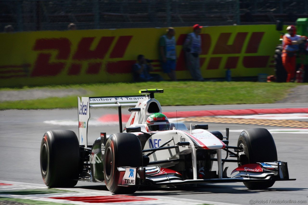 GP ITALIA, 09.09.2011- Prove Libere 1, Venerdi', Sergio Pérez (MEX), Sauber F1 Team C30 