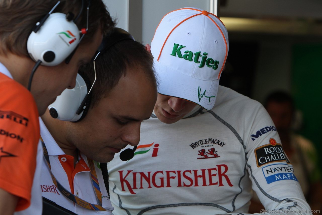 GP ITALIA, 09.09.2011- Prove Libere 1, Venerdi', Nico Hulkenberg (GER), Force India F1 Team, Test Driver