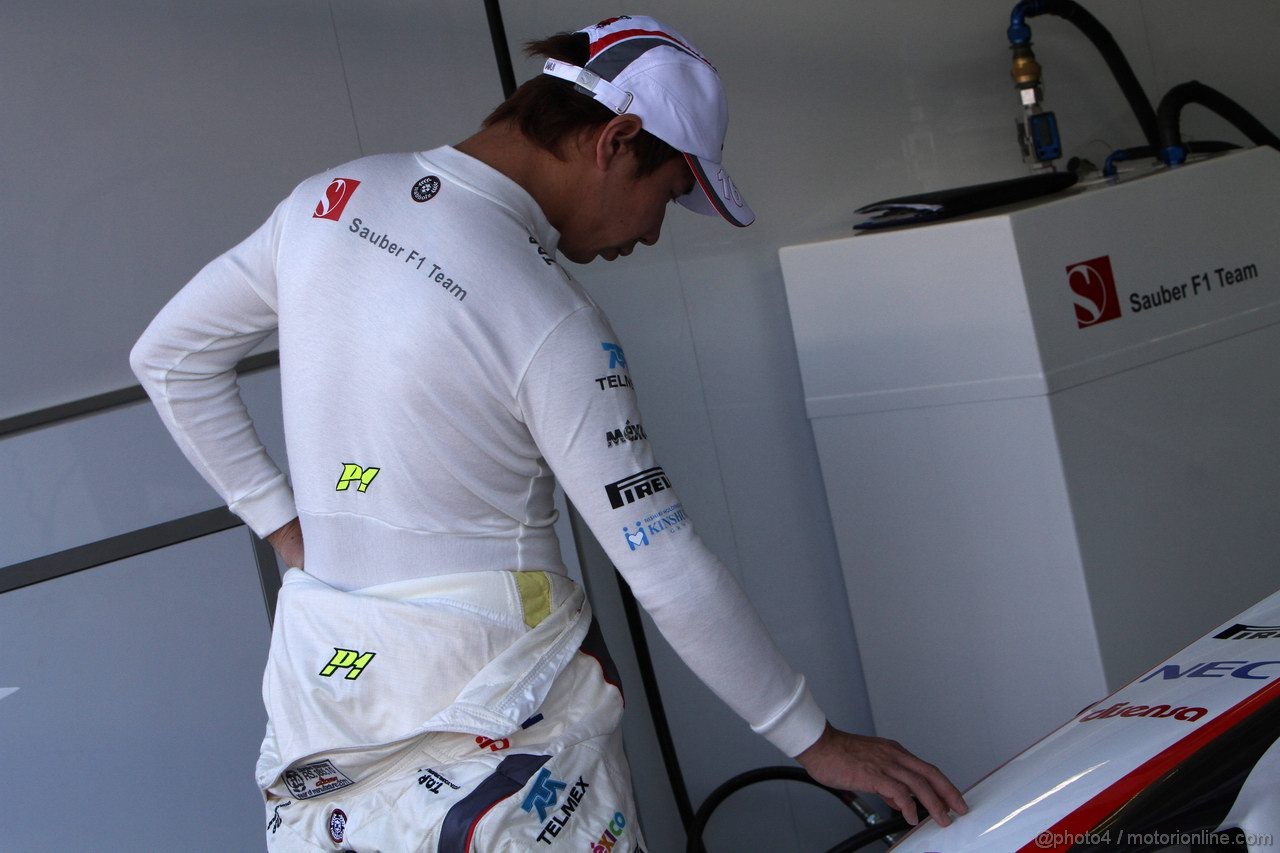 GP ITALIA, 09.09.2011- Prove Libere 1, Venerdi', Kamui Kobayashi (JAP), Sauber F1 Team C30